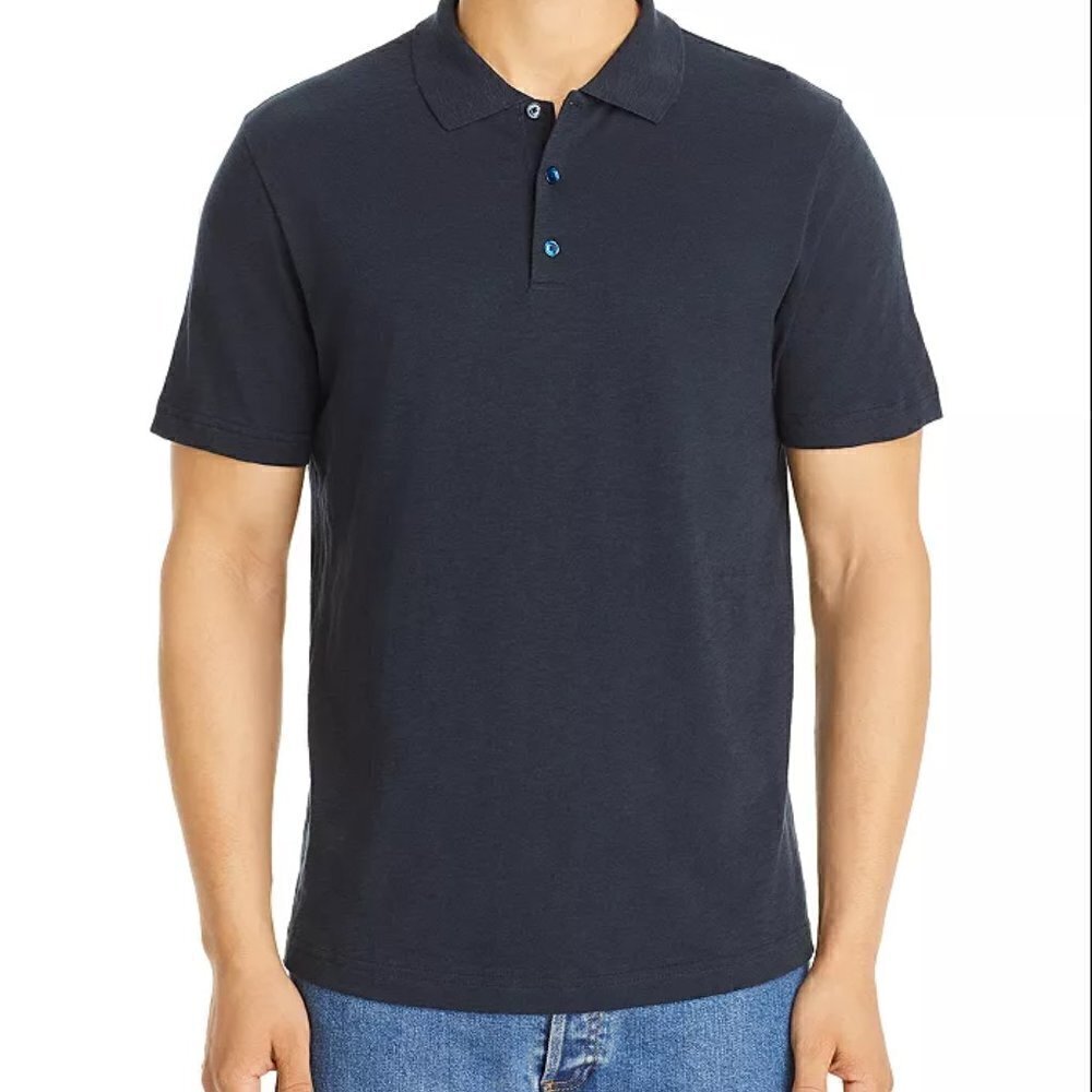 New with Tags Theory Men’s Navy Good Cotton Polo Size Small